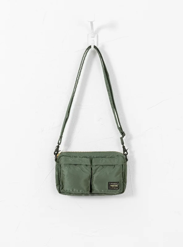 Bio-Nylon TANKER Sling Bag Sage Green playful tank top