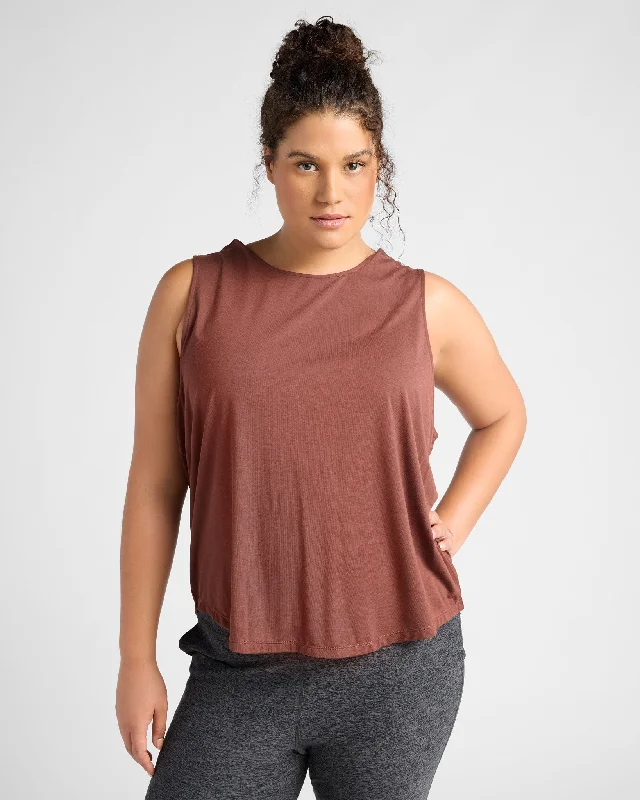 Plus Size Keyhole Back Tank halter tank top