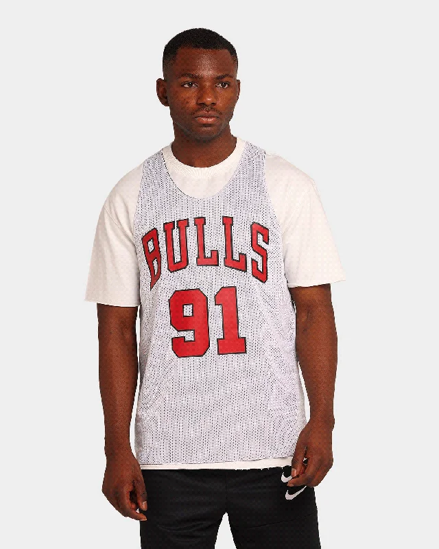 Mitchell & Ness Chicago Bulls Dennis Rodman REV Mesh #96 Tank Red modal blend tank