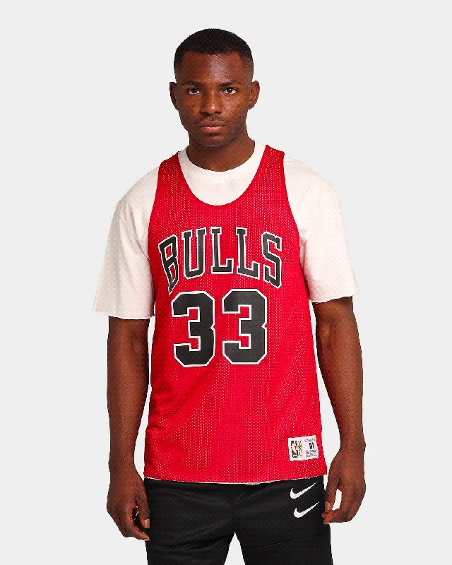 Mitchell & Ness Chicago Bulls Scottie Pippen REV Mesh #97 Tank White cotton tank top