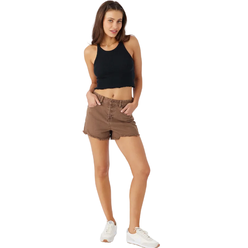 O'Neill Alyx Rib Tank Top - Black sage tank top