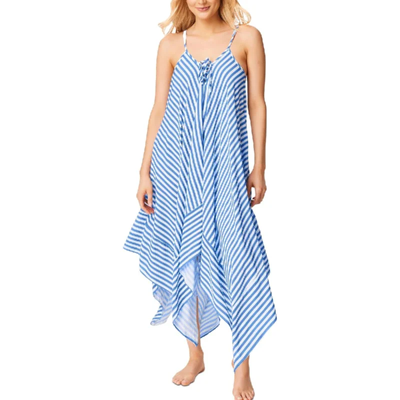 Jessica Simpson Womens Handkerchief Hem Dress Cover-Up Tunics Yoga stretchy
