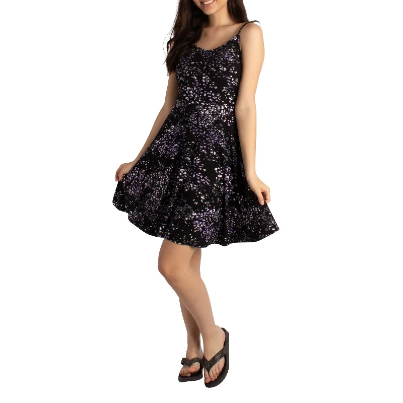 lily morgan Women's Printed Skater Dress Tunics Running lightweight