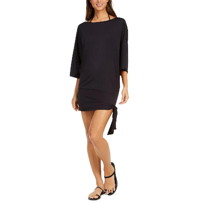 Michael Kors Womens Side Tie Dress Cover-Up Casual Short Summer