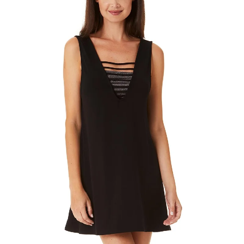 Salt + Cove Womens Juniors Strappy Dress Cover-Up Tunics Spring floral