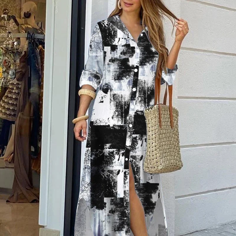 Black and white tie-dye