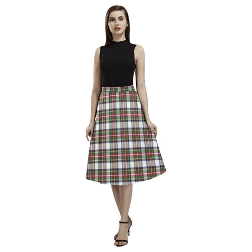 Stewart Dress Modern Tartan Aoede Crepe Skirt Casual Short Summer